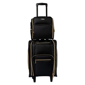 DBTG10 - Dallas Trolley Case & Texas Case Combo Gold Zipper
